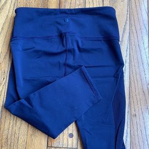 Navy Blue Lululemon 3/4 Leggings